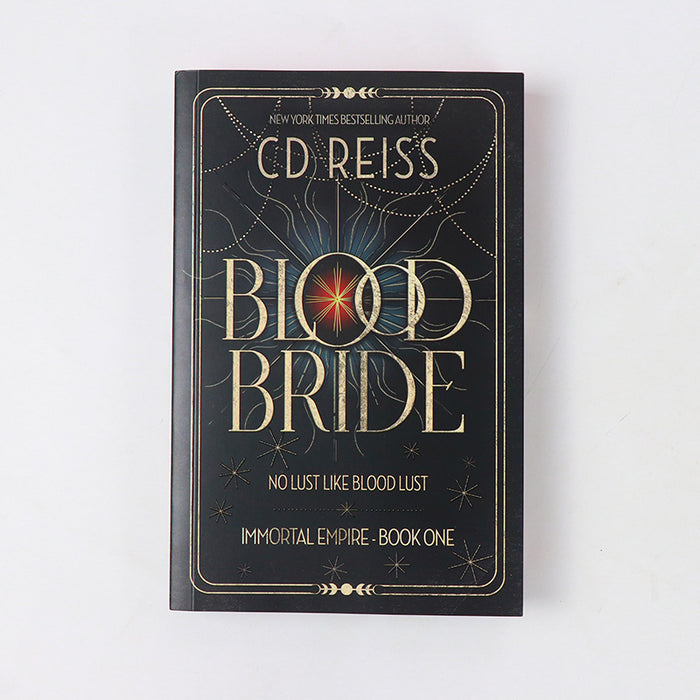 THE BLOOD BRIDE HARDCOVER FLAT ON A WHITE BACKGROUND