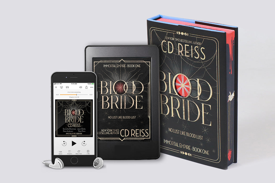 Blood Bride Signed Hardcover/Ebook/Audiobook Bundle